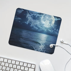Moonlight Sand Mouse Pad Non slip Rubber Base for Computer Laptop