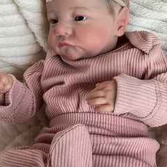 19in Reborn Baby Doll Levi Awake 3D Skin Veins Collectible Art Doll
