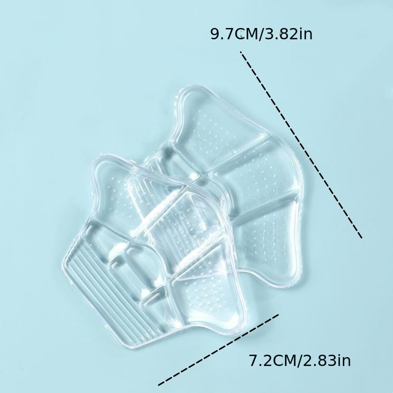 2pcs Gel Heel Stickers For High Heels & Sneakers