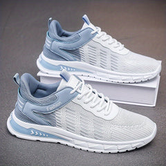 Men's Lace up Sneakers Odor Resistant Athletic Shoes