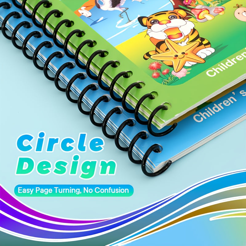 2pcs Reusable Kids' Watercolor Books Colorful Educational Toy