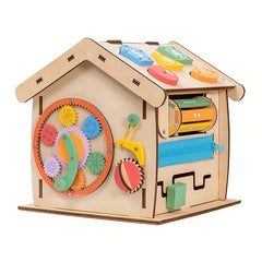 Montessori Busy House Baby Education Puzzle Unlock Box DIY Toys