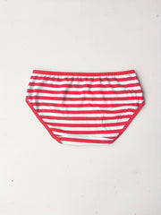 Maple Leaf Print Red Briefs Comfy Stretchy Intimates Panties Women's Lingerie