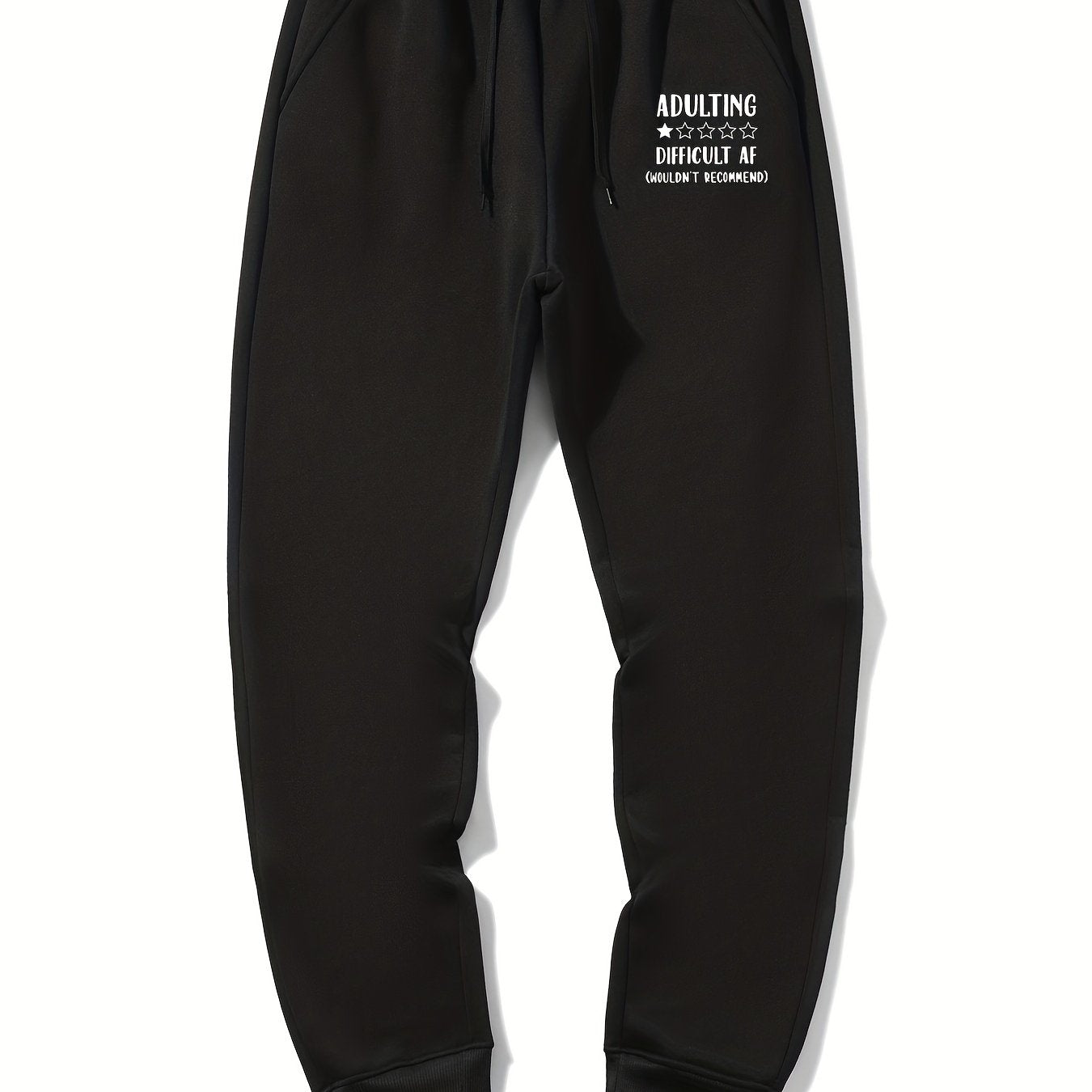 Men's Drawstring Sweatpants Loose Casual Jogger Pants