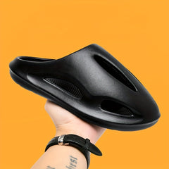 Men's Anti-skid Slides Hollow Out Platform Slippers