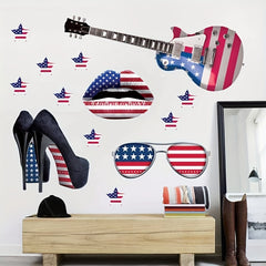 High Heels Wallpaper Stickers PVC Removable Decorative for Living Room Bedroom