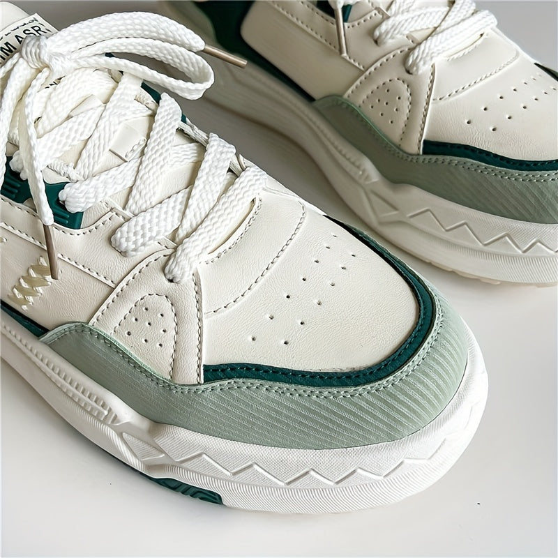 Men's Lace Up Skate Shoes Non Slip Sneakers