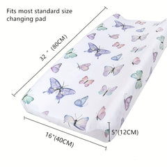 Baby Fitted Sheet Soft Plush Diaper Changing Pad Cover