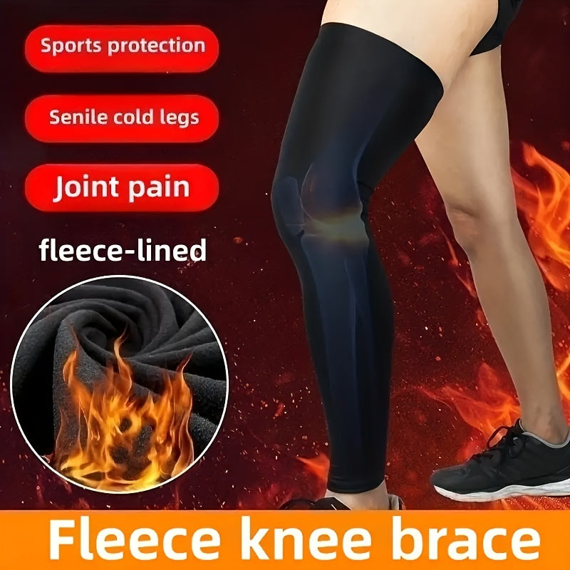 Warm Leg Warmers Windproof Cold proof Elastic Winter Cycling Outdoor Sports