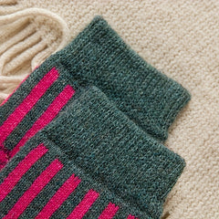 5 Pairs Geometric Pattern Mid Tube Socks Warm Women's Stockings