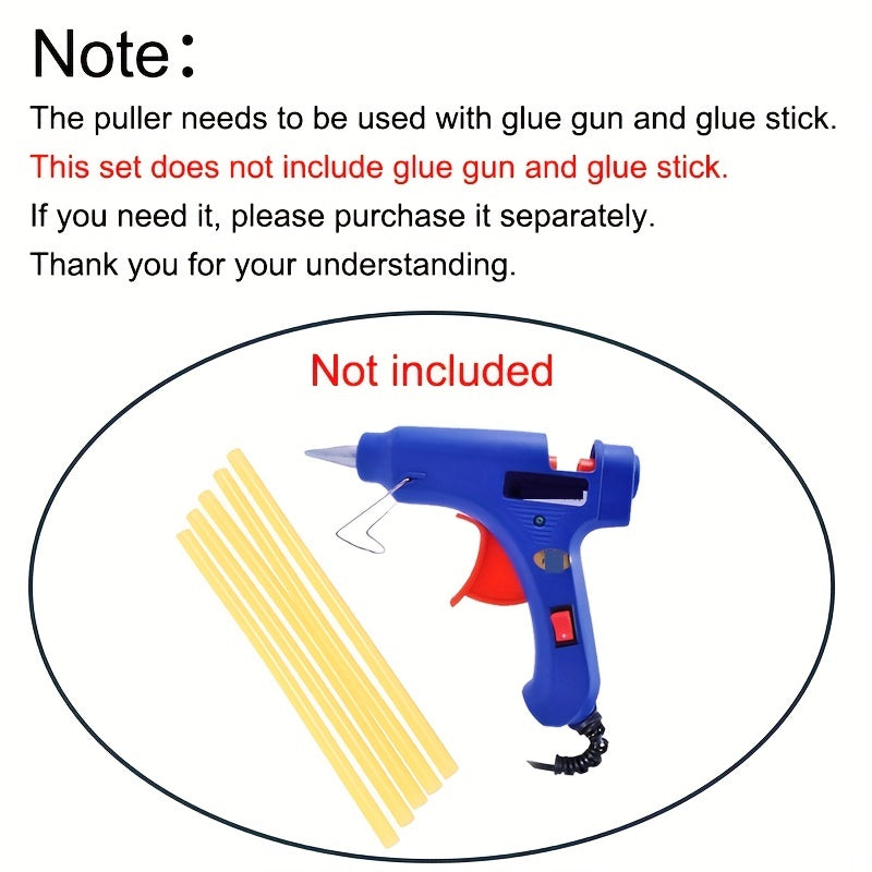 Car Dent Repair Tool Set Sheet Metal Slide Suction Cup Puller Kit