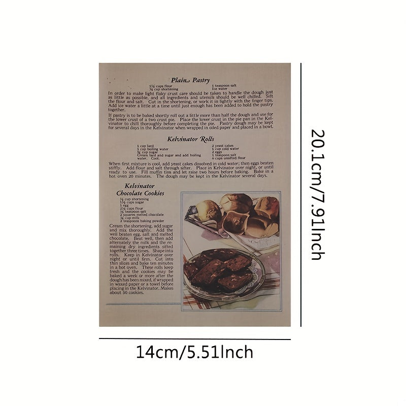30 Sheets Vintage Inspiration DIY Notebook Paper