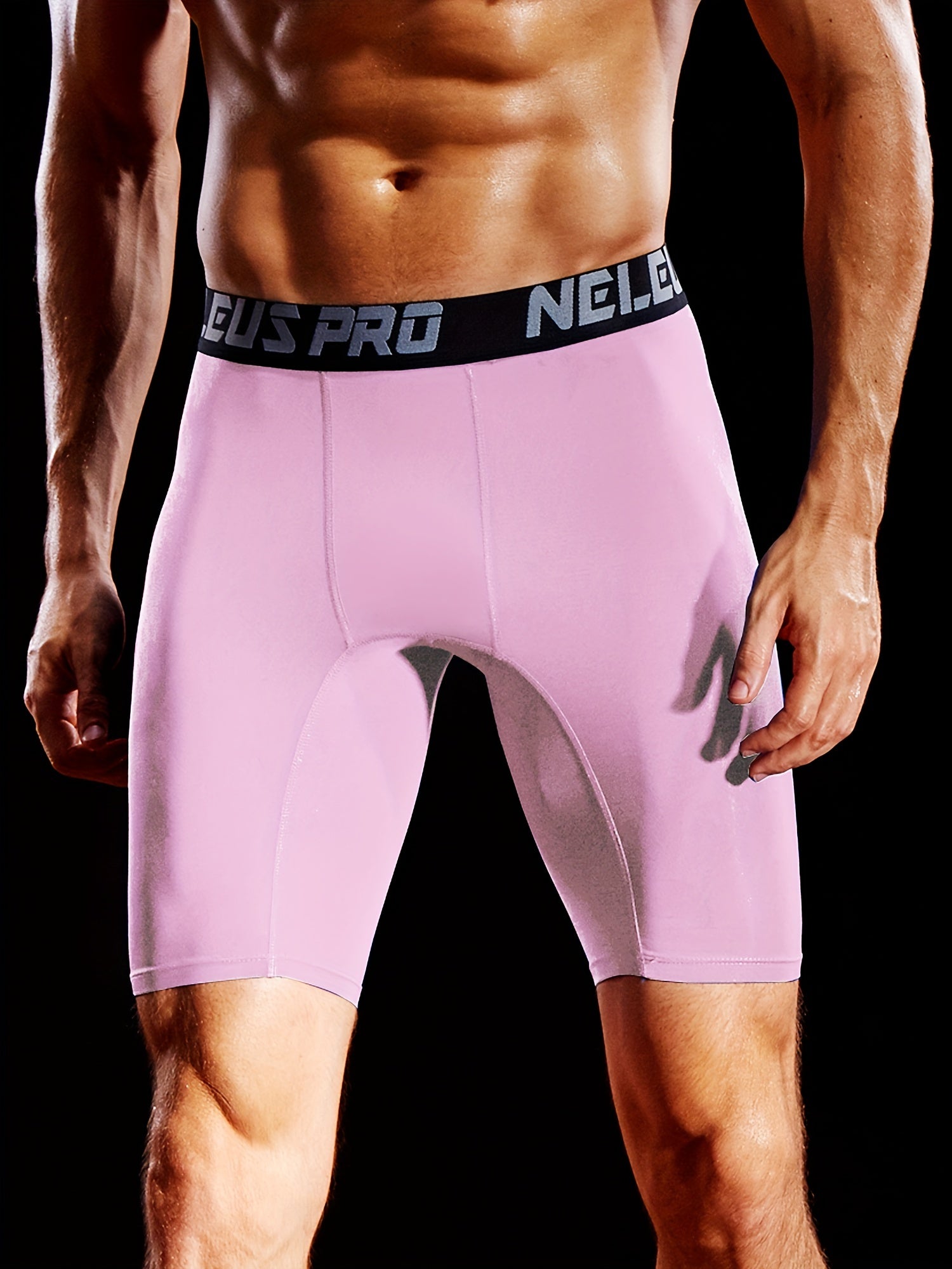 Men's Compression Shorts With Pocket Quick Dry Base