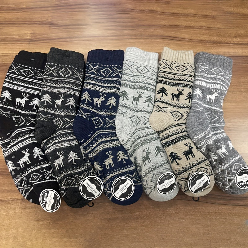 Men's Casual Warm Wool Non-slip Socks