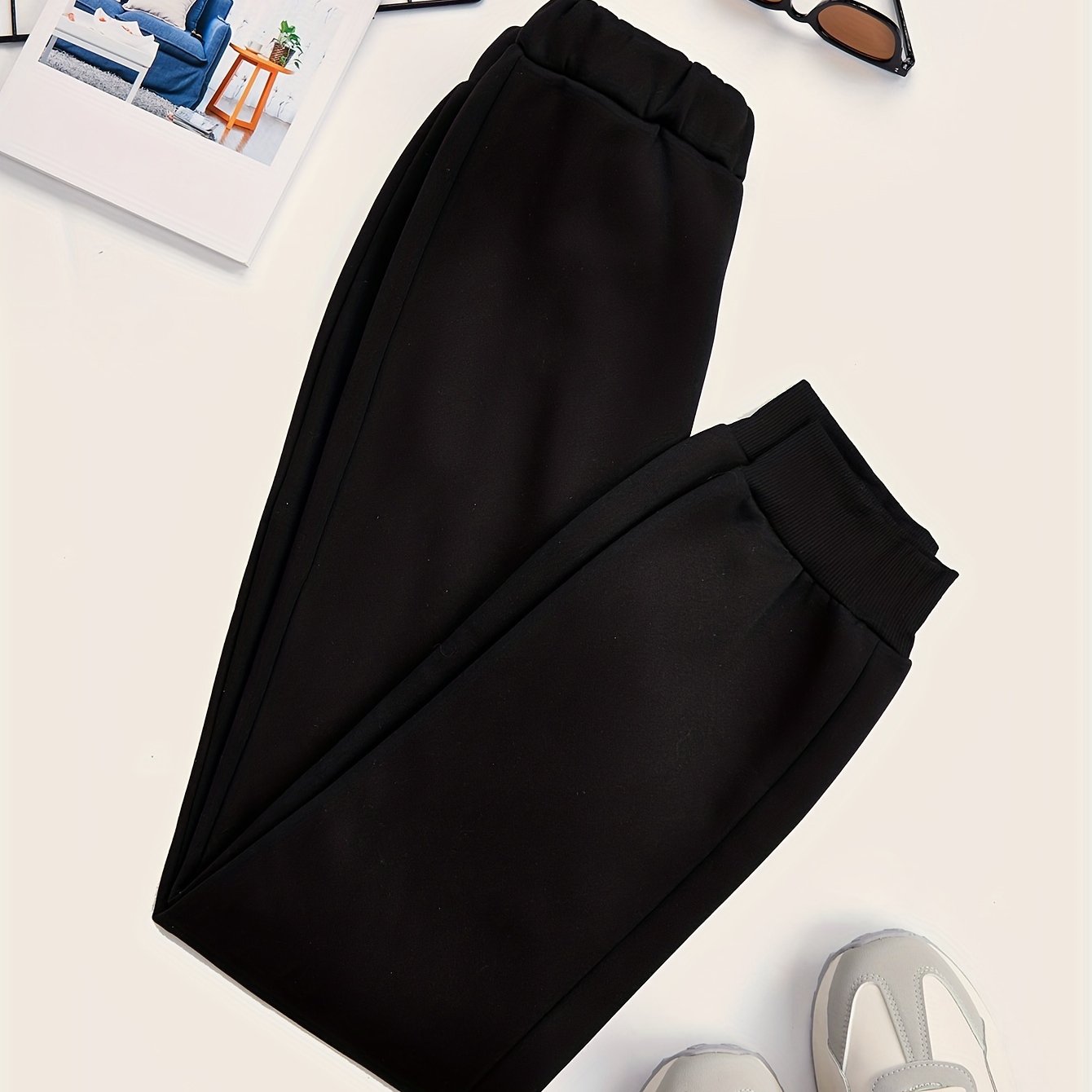 Women's Sports Casual Sweatpants Solid Running Casual Pants