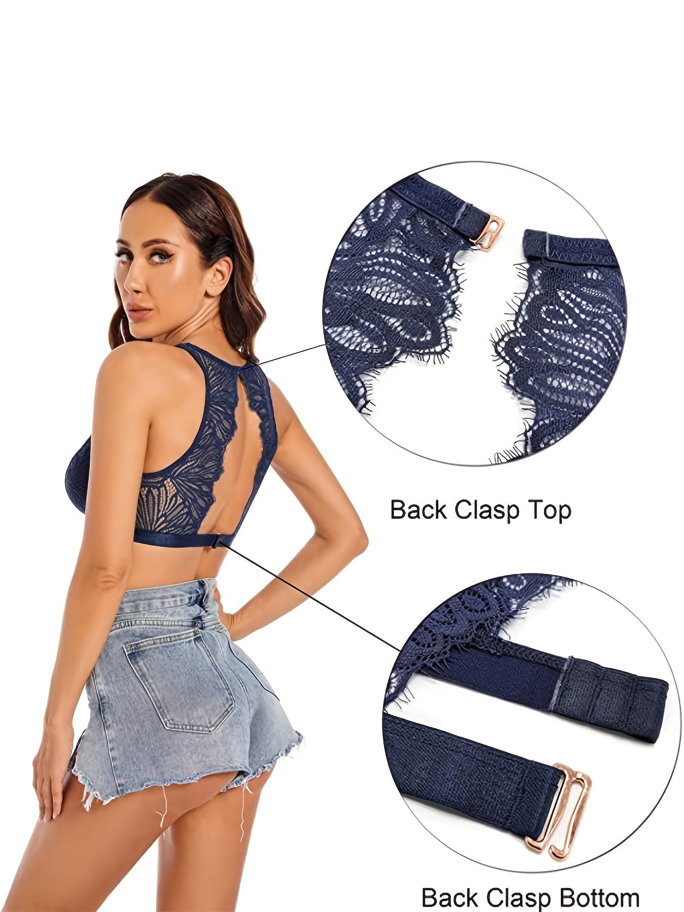 Comfortable Hollow Triangle Tank Bra Women's Lingerie