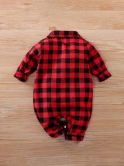 Plaid Jumpsuit Onesie Baby Clothes