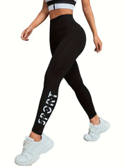 Pattern Butt Lifting Fitness Gym Sports Leggings High Waist Yoga Pants