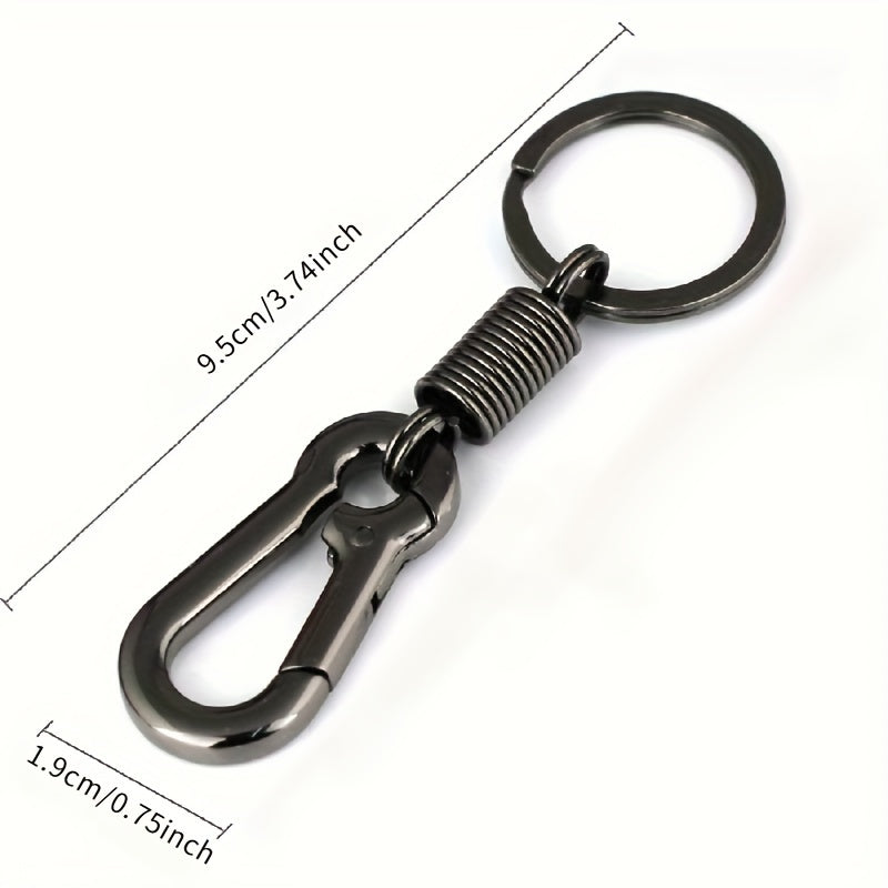 Retro Style Keychain Metal Keyring For Outdoor Camping Hiking