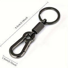 Retro Style Keychain Metal Keyring For Outdoor Camping Hiking