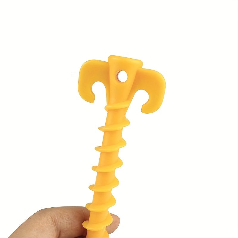 10pcs Plastic Tent Stakes for Camping and Outdoor Adventures