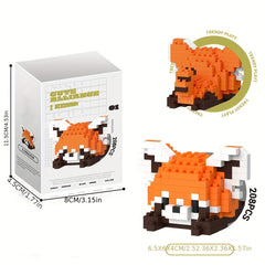 DIY Animal Series Building Blocks Panda Raccoon Christmas Halloween