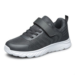 Girl's Woven Running Shoes with Hook Loop Fastener
