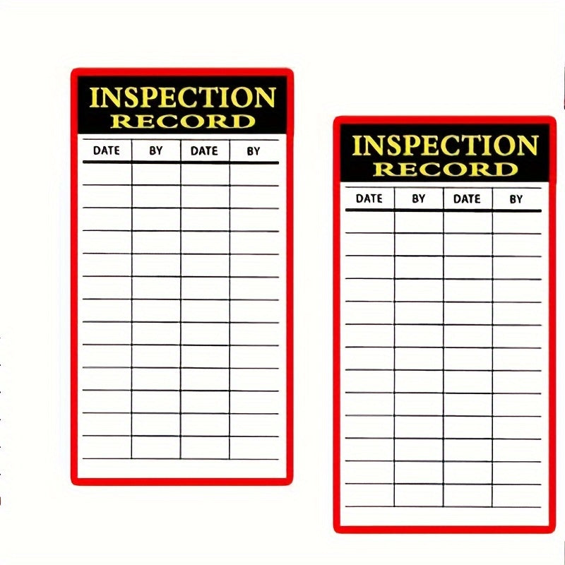 20pcs Inspection Record Inventory Transport Tray Stickers