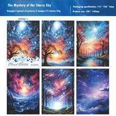 Fun & Creative Cloud Dream Landscape Journal Stickers