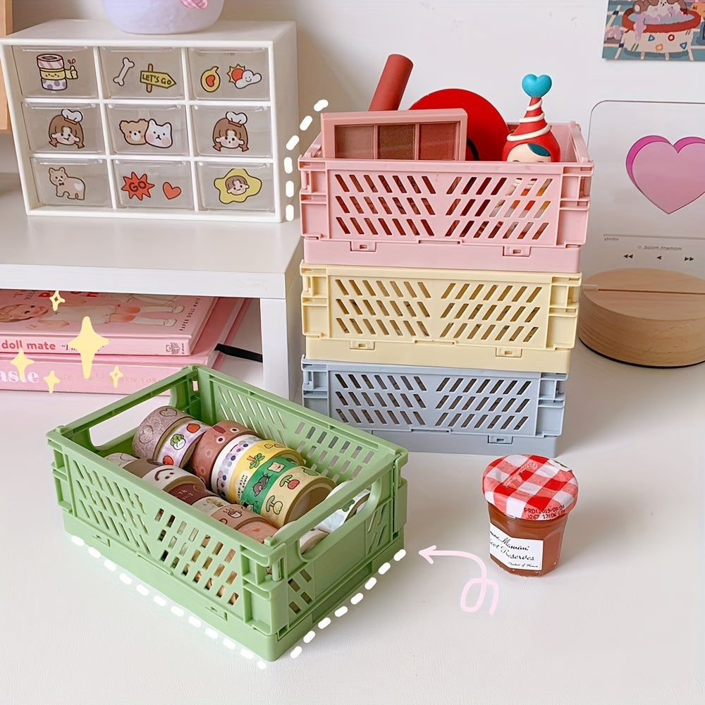 Foldable Storage Boxes for Students - Maximize Desk Space