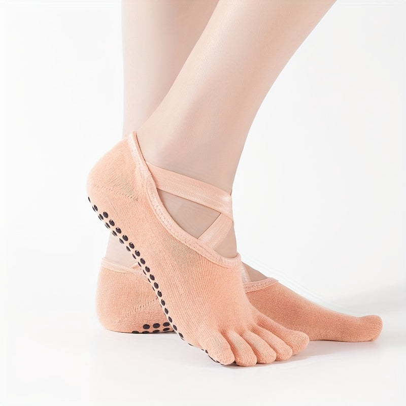 Women's Yoga Socks Non slip Split Five Toe Socks