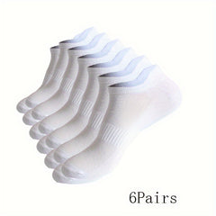 25 Pairs Men's Liner Anklets Socks Cotton Blend Breathable Soft Sweat Absorbent