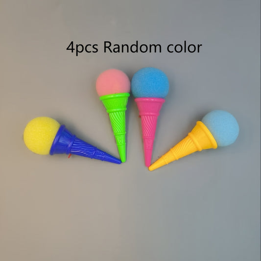 Colorful Mini Ice Cream Launcher Toys Kids Party Favors Assorted Random Colors