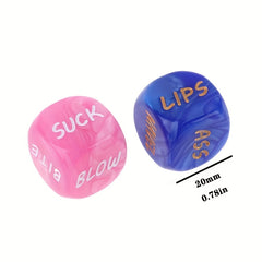2pcs 20mm Pearl Pattern Game Dices Board Game Accessories Gift