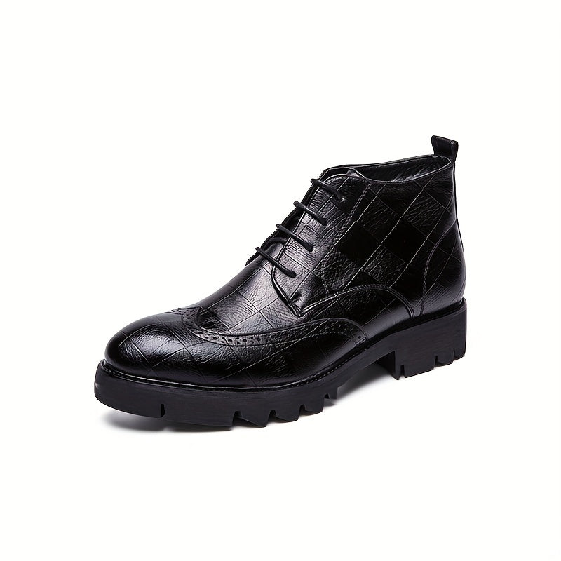 Women's Chunky Heeled Oxfords Lace Up Formal Shoes