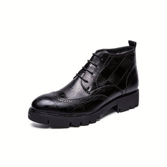 Women's Chunky Heeled Oxfords Lace Up Formal Shoes