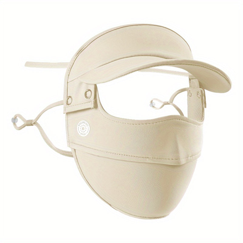 Sunproof Mask With Detachable Brim UV Protection Face Covering