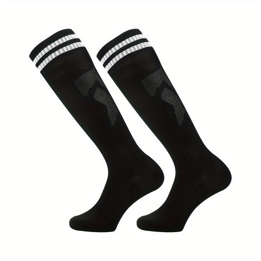 Anti Slip Football Socks Moisture-wicking Over The Calf
