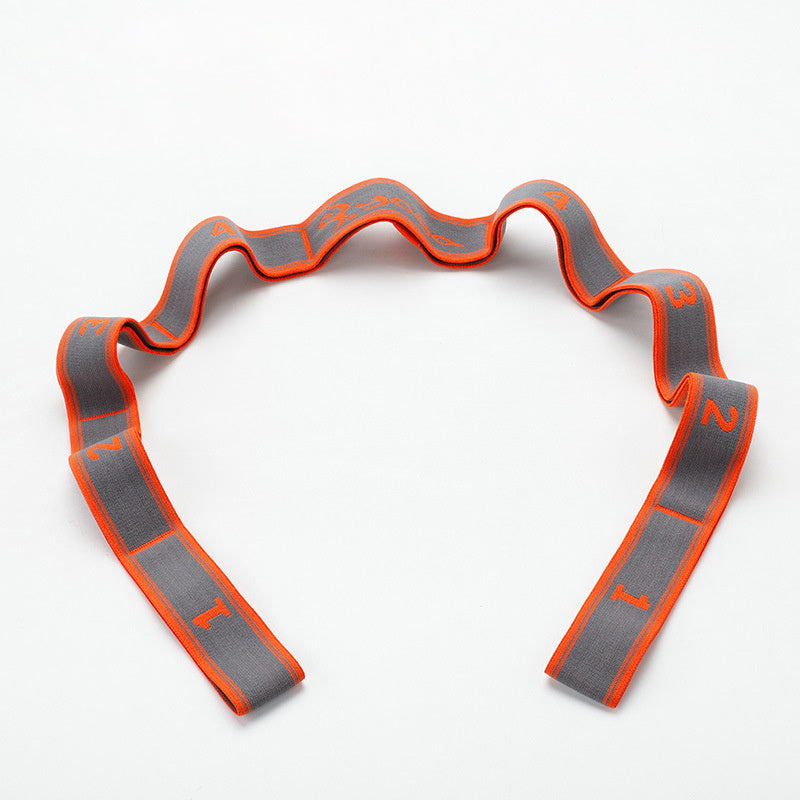 Yoga Pilates Fitness Stretching Strap Durable Polyester Elastic Band
