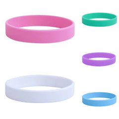 5 pcs Basketball Silicone Wristbands for Fans and Parties