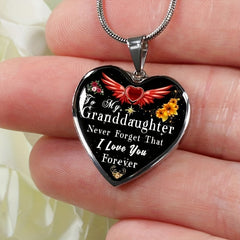 Heart Pendant Necklace Holiday Party Gift For Girls