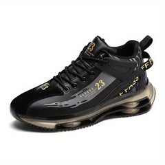 Men's Breathable Lace Up Sneakers Comfortable Air Cushion Shoes