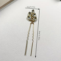 Crystal Pin U shaped Hair Pin Head Jewelry Bridal Wedding Hair Accessories