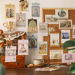 30pcs Romantic Decorative Cards Wall Style Room Decoration Cards