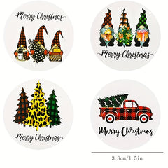 500pcs Christmas Gift Stickers Party Sealing Decoration Supply Cards