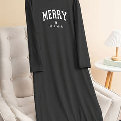 Christmas Lounge Dress Women's Tee Dress