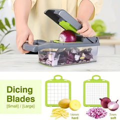 Portable 14-in-1 Vegetable Cutter for Camping