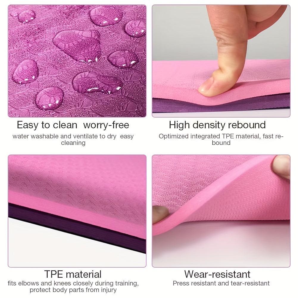 Anti-Skid TPE Yoga Mat w/ Thickened Skipping Mat