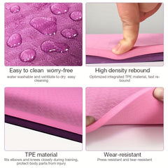 Anti-Skid TPE Yoga Mat w/ Thickened Skipping Mat