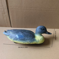 2pcs Lifelike Duck Ornament Floating Duck Decoy for Garden Pool Yard